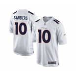 youth nike nfl jerseys denver broncos #10 sanders white[new game][sanders]