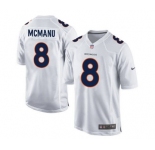 youth nike nfl jerseys denver broncos #8 mcmanu white[new game]