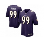 Men Nike Baltimore Ravens #99 Matt Judon Game Purple Team Color NFL Jersey