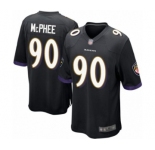 Men's Baltimore Ravens #90 Pernell McPhee Game Black Alternate Football Jersey
