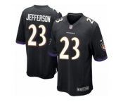 Men's Nike Baltimore Ravens #23 Tony Jefferson Game Black Alternate NFL Jersey