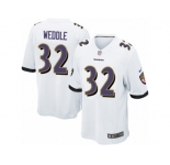 Men's Nike Baltimore Ravens #32 Eric Weddle Game White NFL Jersey