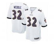 Men's Nike Baltimore Ravens #32 Eric Weddle Game White NFL Jersey
