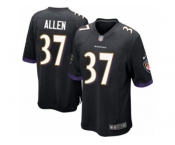 Men's Nike Baltimore Ravens #37 Javorius Allen Game Black Alternate NFL Jersey