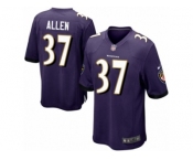Men's Nike Baltimore Ravens #37 Javorius Allen Game Purple Team Color NFL Jersey
