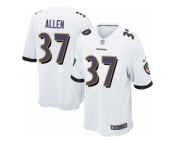Men's Nike Baltimore Ravens #37 Javorius Allen Game White NFL Jersey