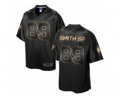 Nike Baltimore Ravens #89 Steve Smith Sr Pro Line Black Gold Collection Jersey[Game]