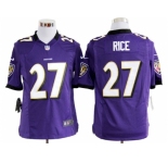 nike nfl jerseys baltimore ravens #27 ray rice purple[game]