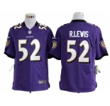nike nfl jerseys baltimore ravens #52 r.lewis purple[game]