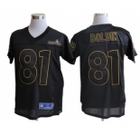 nike nfl jerseys baltimore ravens #81 anquan boldin black[champions]