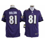 nike nfl jerseys baltimore ravens #81 anquan boldin purple[game]