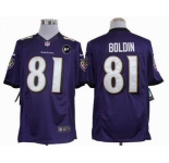 nike nfl jerseys baltimore ravens #81 anquan boldin purple[nike limited Art Patch]