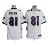 nike nfl jerseys baltimore ravens #81 anquan boldin white[game]