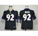 nike nfl jerseys baltimore ravens #92 ngata black[game]