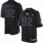 nike nfl jerseys baltimore ravens #92 ngata black[nike Impact Limited Art Patch]