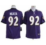 nike nfl jerseys baltimore ravens #92 ngata purple[game]