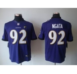 nike nfl jerseys baltimore ravens #92 ngata purple[nike limited Art Patch]