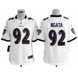 nike nfl jerseys baltimore ravens #92 ngata white[game]
