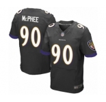 Men's Baltimore Ravens #90 Pernell McPhee Elite Black Alternate Football Jersey