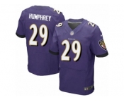 Men's Nike Baltimore Ravens #29 Marlon Humphrey Elite Purple Team Color NFL Jersey