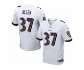 Men's Nike Baltimore Ravens #37 Javorius Allen Elite White NFL Jersey