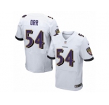 Men's Nike Baltimore Ravens #54 Zach Orr Elite White NFL Jersey
