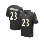 Nike Baltimore Ravens #23 Tony Jefferson Black Alternate Men's Stitched NFL New Elite Jersey