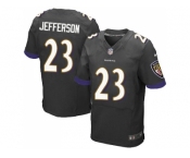 Nike Baltimore Ravens #23 Tony Jefferson Black Alternate Men's Stitched NFL New Elite Jersey