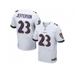 Nike Baltimore Ravens #23 Tony Jefferson White Men's Stitched NFL New Elite Jersey