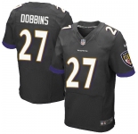 Nike Ravens #27 J.K. Dobbins Black Alternate Men's Stitched NFL New Elite Jersey