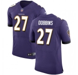 Nike Ravens #27 J.K. Dobbins Purple Team Color Men's Stitched NFL Vapor Untouchable Elite Jersey