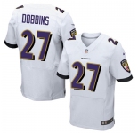 Nike Ravens #27 J.K. Dobbins White Men's Stitched NFL New Elite Jersey