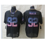 nike baltimore ravens #92 ngata black [Elite USA flag fashion]