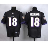 nike jerseys baltimore ravens #18 perriman black[Elite]