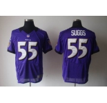 nike nfl baltimore ravens #55 suggs purple [Elite Jerseys]