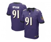 nike nfl jerseys Baltimore Ravens #91 Courtney Upshaw Purple [Elite]