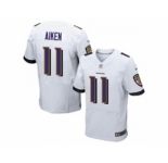 nike nfl jerseys baltimore ravens #11 kamar aiken white[Elite]