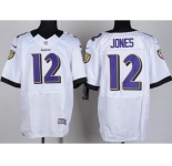 nike nfl jerseys baltimore ravens #12 jacoby jones white[Elite]