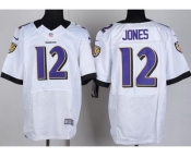 nike nfl jerseys baltimore ravens #12 jacoby jones white[Elite]
