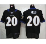 nike nfl jerseys baltimore ravens #20 reed black[Elite]