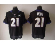 nike nfl jerseys baltimore ravens #21 webb black[Elite Art Patch]