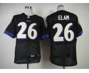 nike nfl jerseys baltimore ravens #26 elam black[New Elite][elam]
