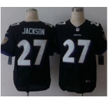 nike nfl jerseys baltimore ravens #27 jackson black[Elite][jackson]
