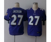 nike nfl jerseys baltimore ravens #27 jackson purple[Elite][jackson]