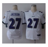nike nfl jerseys baltimore ravens #27 jackson white[Elite][jackson]
