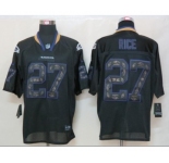 nike nfl jerseys baltimore ravens #27 ray rice black[Elite united sideline]