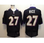nike nfl jerseys baltimore ravens #27 ray rice black[elite]