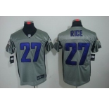 nike nfl jerseys baltimore ravens #27 ray rice grey[Elite shadow]