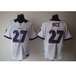 nike nfl jerseys baltimore ravens #27 ray rice white[elite]