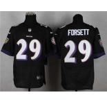 nike nfl jerseys baltimore ravens #29 forsett black[Elite]